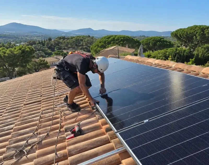 Installateur panneaux solaires Lornay — pose photovoltaïque sur toiture