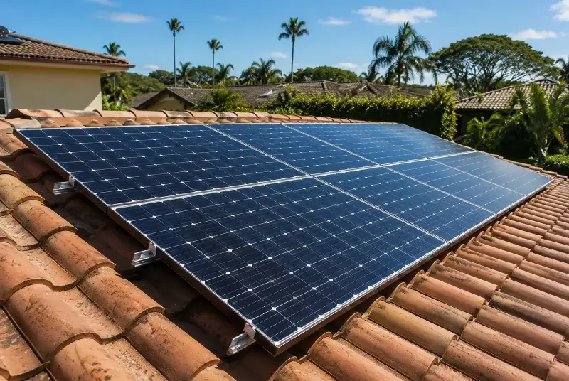 Installation de panneaux solaires à Lornay